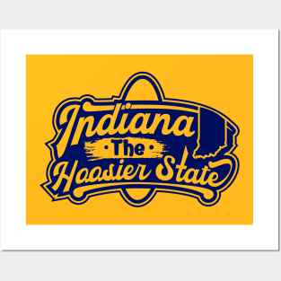 Indiana the Hoosier State Posters and Art